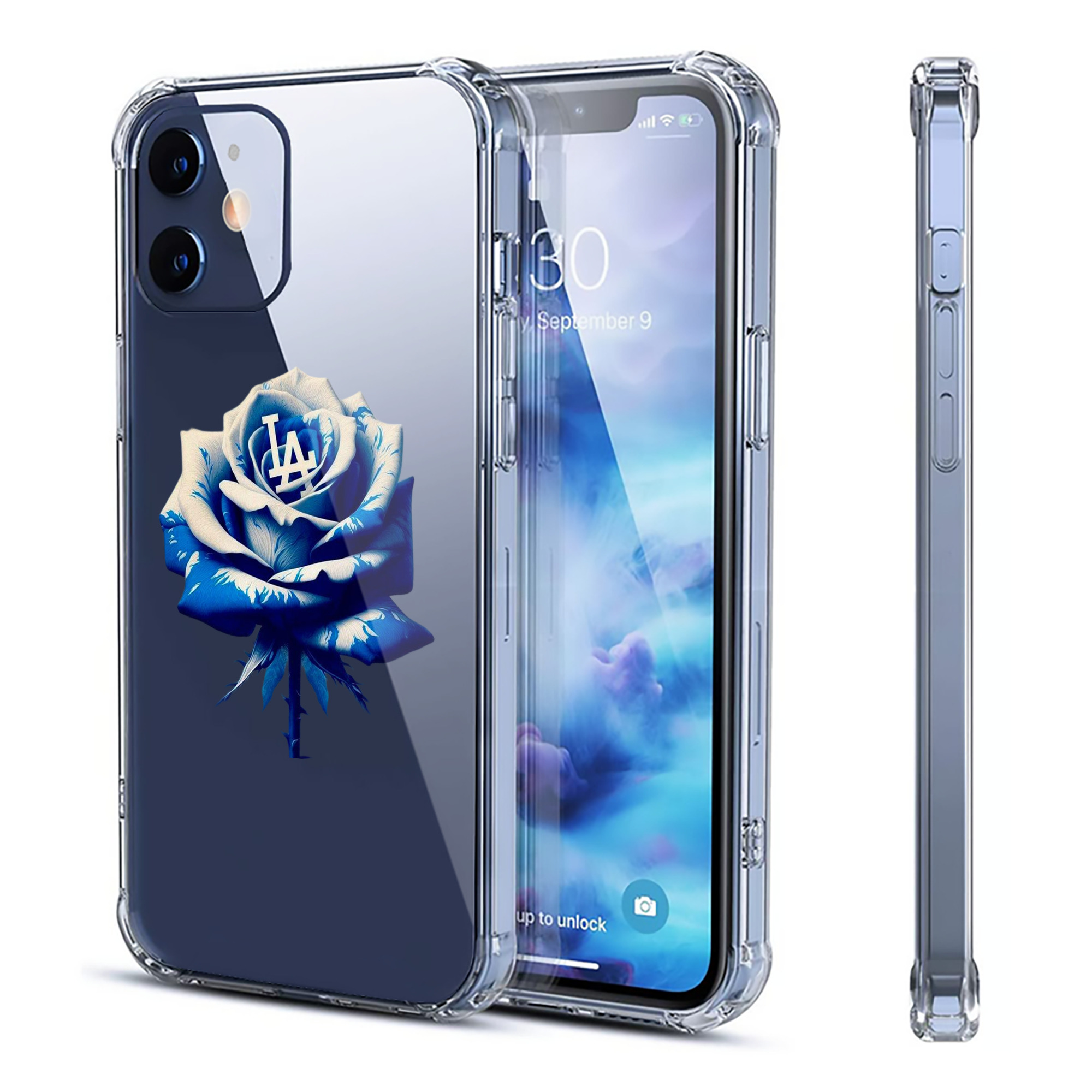  Clear IPhone 12 Case – Soft TPU With UV Print – Enhanced Drop Protection, Precise Fit, Anti-Fingerprint, Customizable Design, Scratch-Resistant, Yellow-Resistant